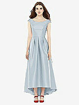 Front View Thumbnail - Mist Alfred Sung Bridesmaid Dress D722