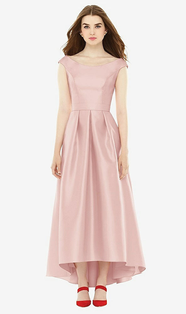 Front View - Rose Alfred Sung Bridesmaid Dress D722