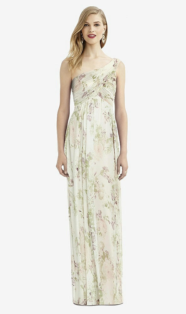 Front View - Blush Garden After Six Bridesmaid Dress 6737