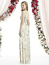 Rear View Thumbnail - Blush Garden After Six Bridesmaid Dress 6737