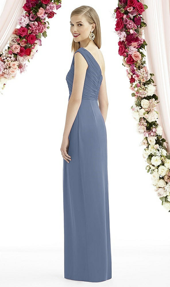 Back View - Larkspur Blue After Six Bridesmaid Dress 6737