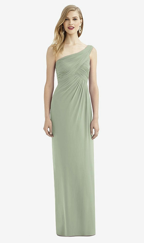 Front View - Sage After Six Bridesmaid Dress 6737