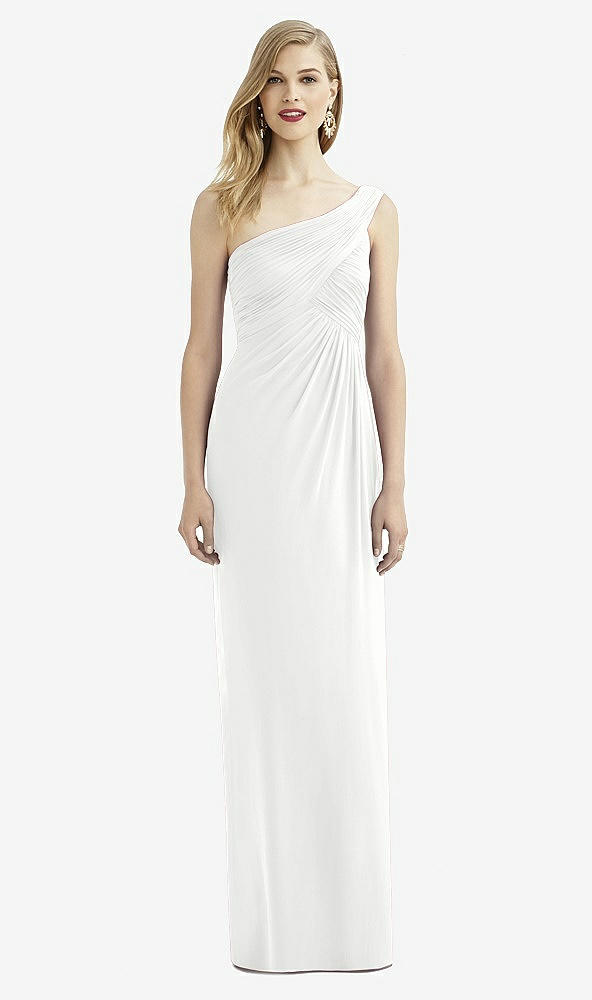 Front View - White After Six Bridesmaid Dress 6737