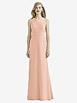 Front View Thumbnail - Pale Peach After Six Bridesmaid Dress 6740