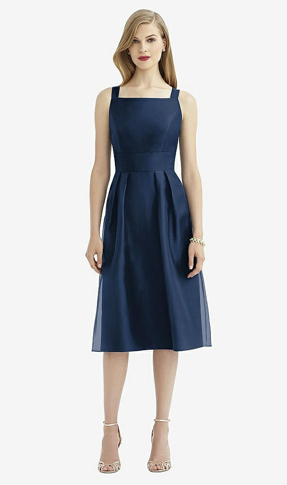 Back View - Midnight Navy After Six Bridesmaid Dress 6745