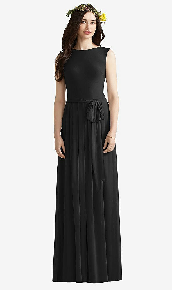 Front View - Black Social Bridesmaids Style 8169