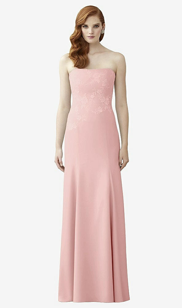 Front View - Rose & Off White Dessy Collection Style 2965