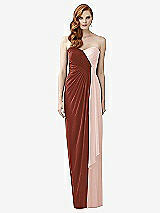 Front View Thumbnail - Auburn Moon & Blush Dessy Collection Style 2956