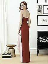 Rear View Thumbnail - Auburn Moon & Blush Dessy Collection Style 2956