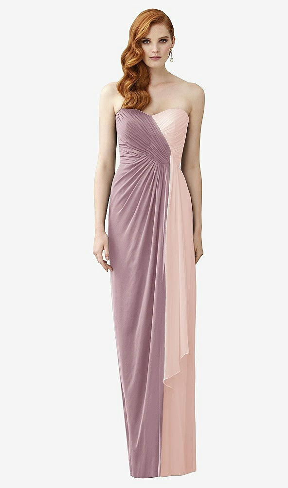 Front View - Dusty Rose & Blush Dessy Collection Style 2956