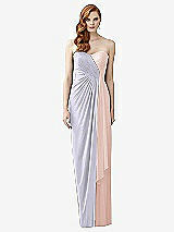 Front View Thumbnail - Silver Dove & Blush Dessy Collection Style 2956
