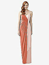 Front View Thumbnail - Terracotta Copper & Blush Dessy Collection Style 2956