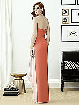 Rear View Thumbnail - Terracotta Copper & Blush Dessy Collection Style 2956