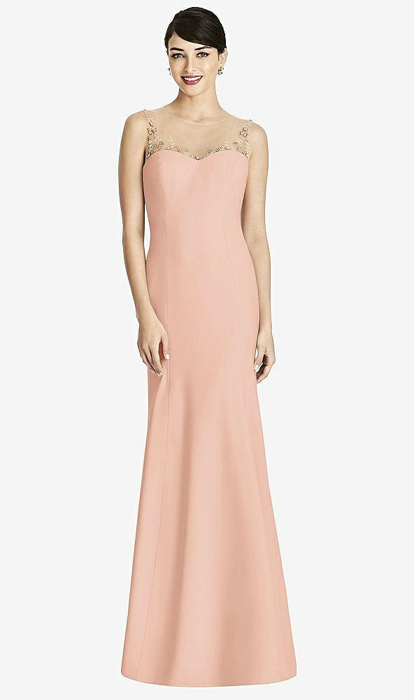 Front View - Pale Peach Dessy Collection Style 2964