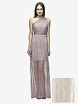 Front View Thumbnail - Ivory & Suede Rose Lela Rose Bridesmaid Style LR224