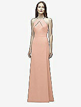 Front View Thumbnail - Pale Peach Lela Rose Bridesmaid Style LR227