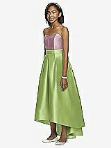 Front View Thumbnail - Mojito & Dusty Rose Dessy Collection Junior Bridesmaid JR533