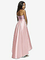 Rear View Thumbnail - Ballet Pink & Dusty Rose Dessy Collection Junior Bridesmaid JR533