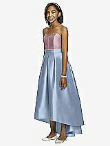 Front View Thumbnail - Cloudy & Dusty Rose Dessy Collection Junior Bridesmaid JR533