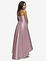 Rear View Thumbnail - Dusty Rose & Dusty Rose Dessy Collection Junior Bridesmaid JR533