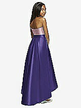 Rear View Thumbnail - Grape & Dusty Rose Dessy Collection Junior Bridesmaid JR533