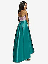 Rear View Thumbnail - Jade & Dusty Rose Dessy Collection Junior Bridesmaid JR533