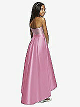 Rear View Thumbnail - Powder Pink & Dusty Rose Dessy Collection Junior Bridesmaid JR533