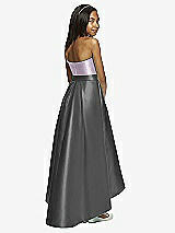 Rear View Thumbnail - Gunmetal & Lilac Haze Dessy Collection Junior Bridesmaid JR533