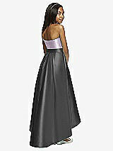 Rear View Thumbnail - Pewter & Lilac Haze Dessy Collection Junior Bridesmaid JR533