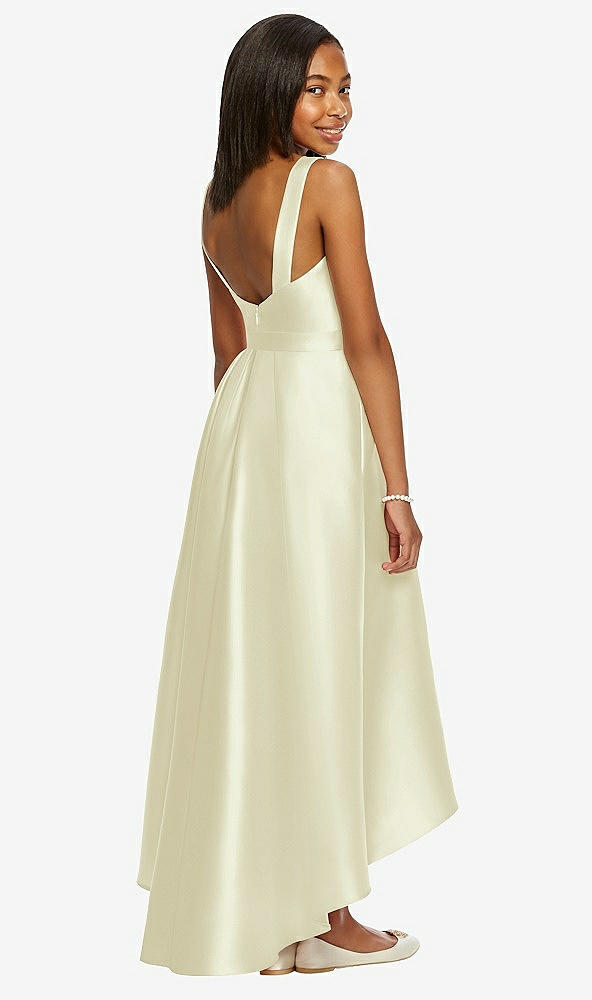 Back View - Butter Yellow Dessy Collection Junior Bridesmaid JR534