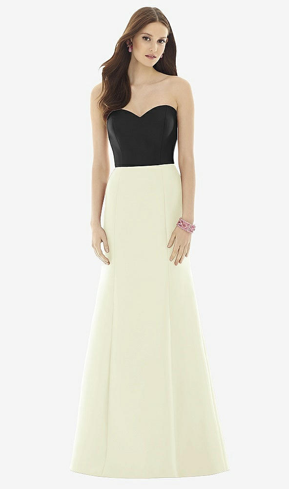 Front View - Butter Yellow & Black Alfred Sung Style D728