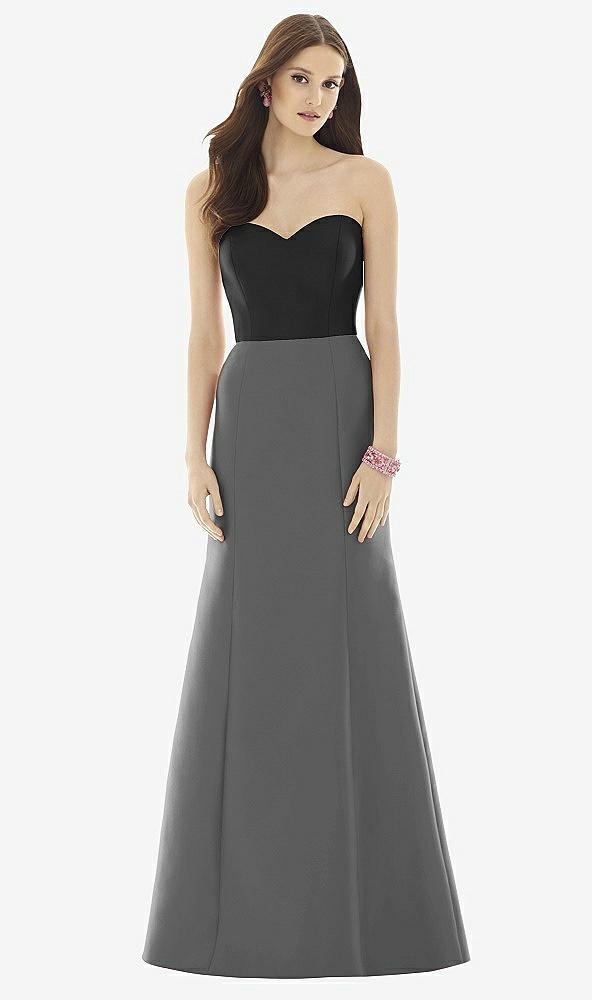 Front View - Gunmetal & Black Alfred Sung Style D728