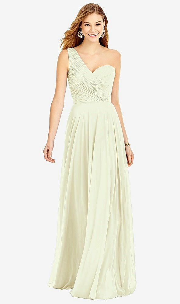 Front View - Butter Yellow After Six Bridesmaid Dress 6751
