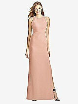Rear View Thumbnail - Pale Peach After Six Bridesmaid Dress 6757