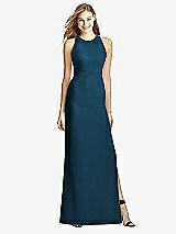 Rear View Thumbnail - Atlantic Blue After Six Bridesmaid Dress 6757
