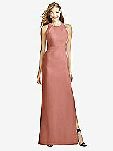 Rear View Thumbnail - Desert Rose After Six Bridesmaid Dress 6757