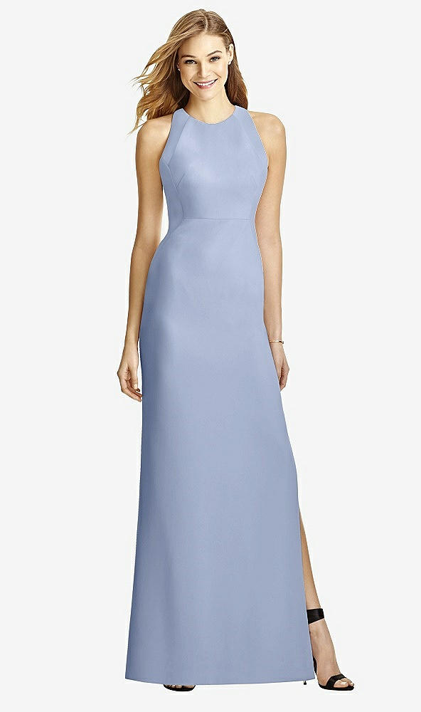 Back View - Sky Blue After Six Bridesmaid Dress 6757