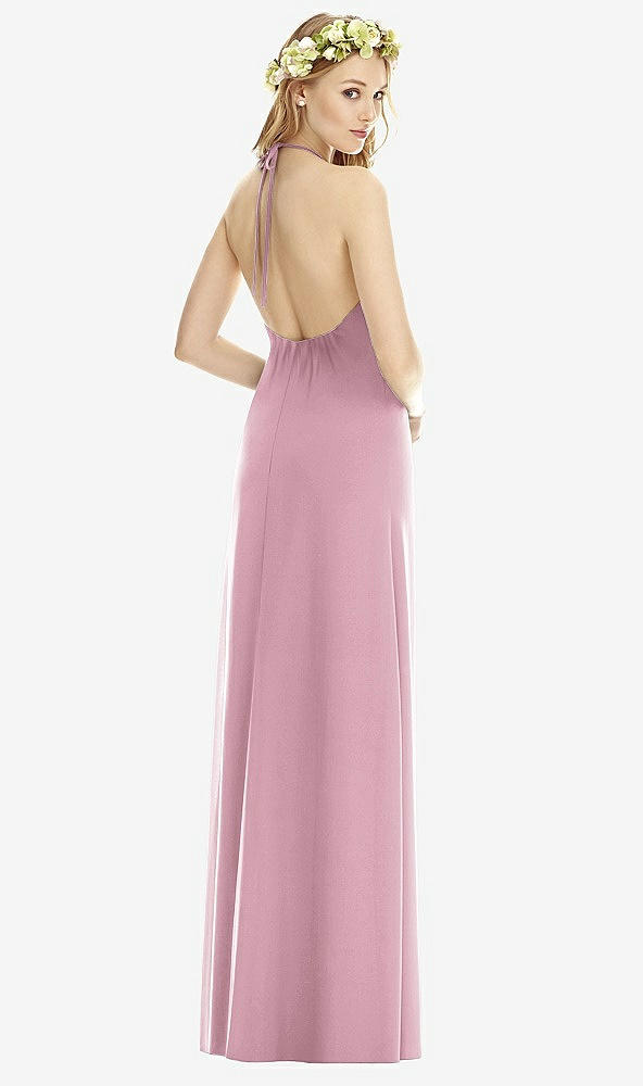 Back View - Dusty Pink Social Bridesmaids Style 8175