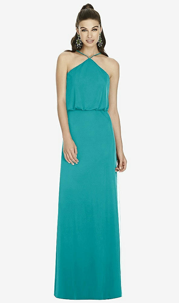 Front View - Mediterranean Alfred Sung Bridesmaid Dress D738