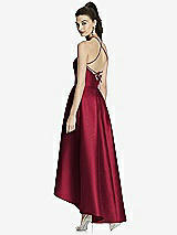 Rear View Thumbnail - Burgundy Alfred Sung Style D741