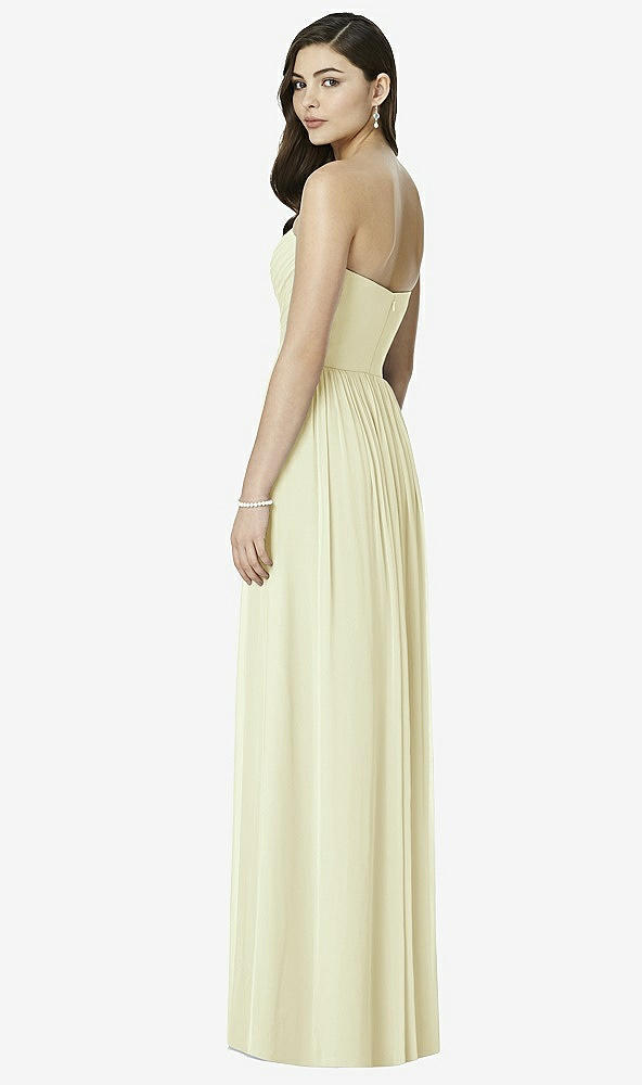 Back View - Butter Yellow Dessy Bridesmaid Dress 2991
