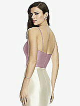 Rear View Thumbnail - Dusty Rose Dessy Bridesmaid Top T2979