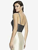 Rear View Thumbnail - Pewter Dessy Bridesmaid Top T2979