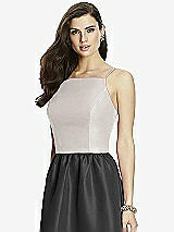 Front View Thumbnail - Oyster Dessy Bridesmaid Top T2985