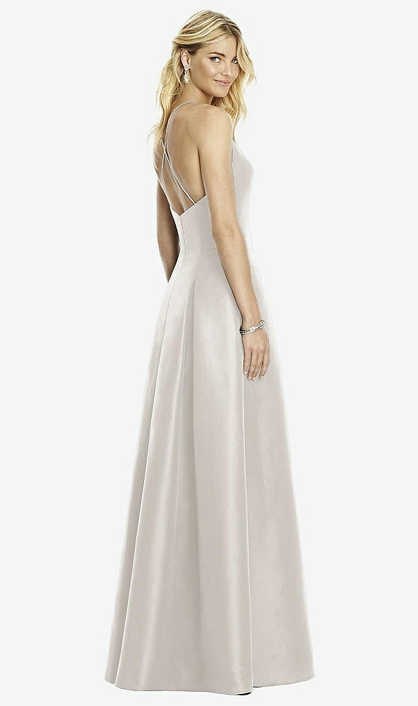 Back View - Oyster After Six Bridesmaid Dress 6767