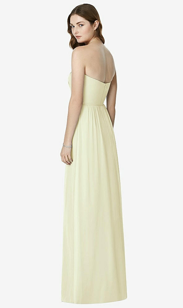 Back View - Butter Yellow Bella Bridesmaids Dress BB101
