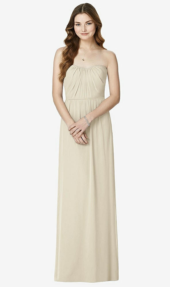 Front View - Champagne Bella Bridesmaids Dress BB101