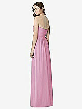 Rear View Thumbnail - Powder Pink Bella Bridesmaids Dress BB101