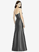 Rear View Thumbnail - Gunmetal Bella Bridesmaids Dress BB104