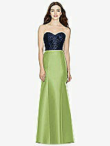 Front View Thumbnail - Mojito & Midnight Navy Bella Bridesmaids Dress BB105